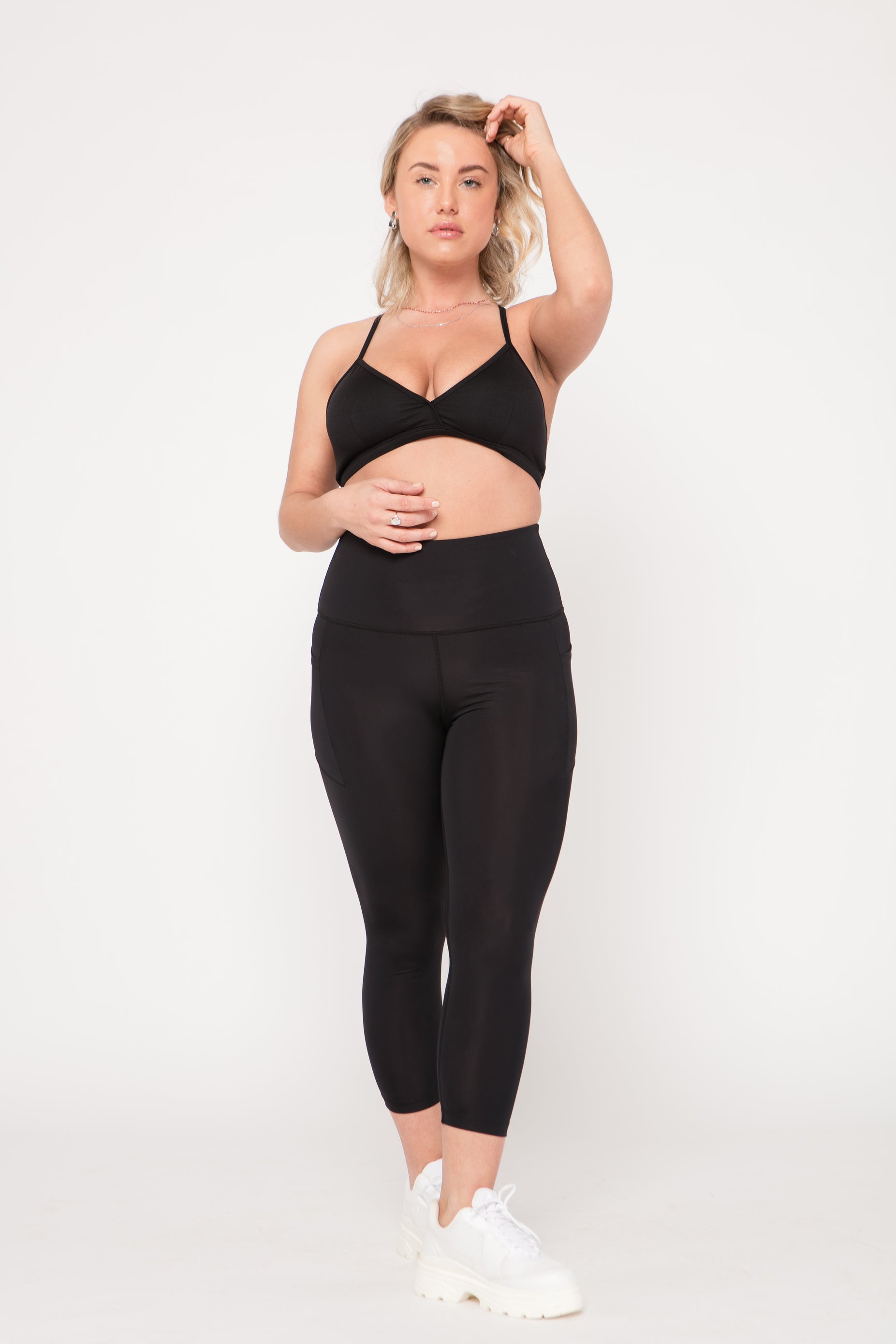 Caro High Rise Leggings (Cropped)